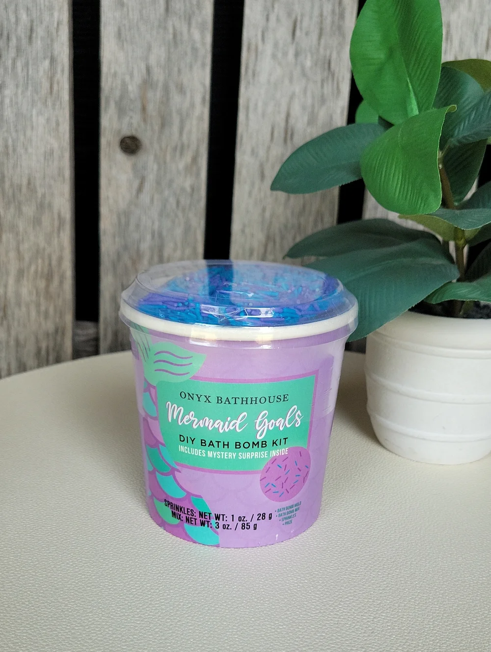 Onyx Bathhouse Mermaid Goals DIY Bath Bomb Kit - Purple